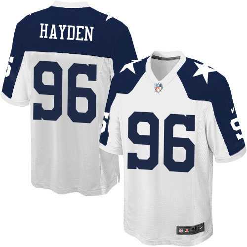 Nike Men & Women & Youth Cowboys #96 Hayden Thanksgiving White Team Color Game Jersey
