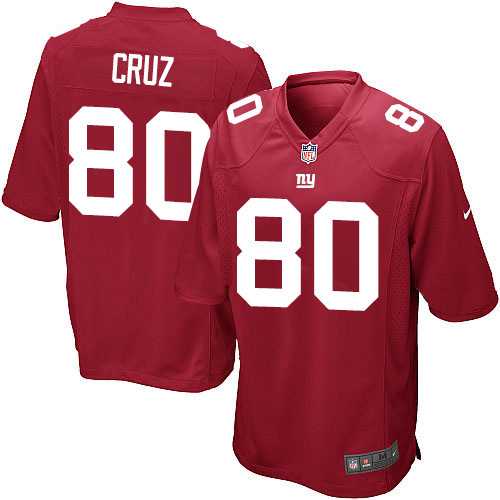 Nike Men & Women & Youth Giants #80 Victor Cruz Red Team Color Game Jersey