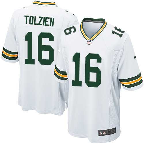 Nike Men & Women & Youth Packers #16 Tolzien White Team Color Game Jersey