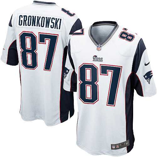 Nike Men & Women & Youth Patriots #87 Rob Gronkowski White Team Color Game Jersey