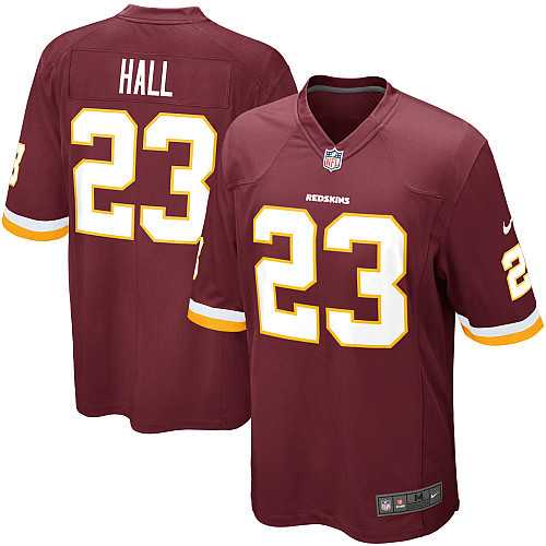 Nike Men & Women & Youth Redskins #23 DeAngelo Hall Red Team Color Game Jersey