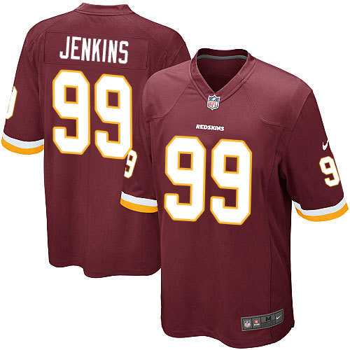 Nike Men & Women & Youth Redskins #99 Jenkins Red Team Color Game Jersey