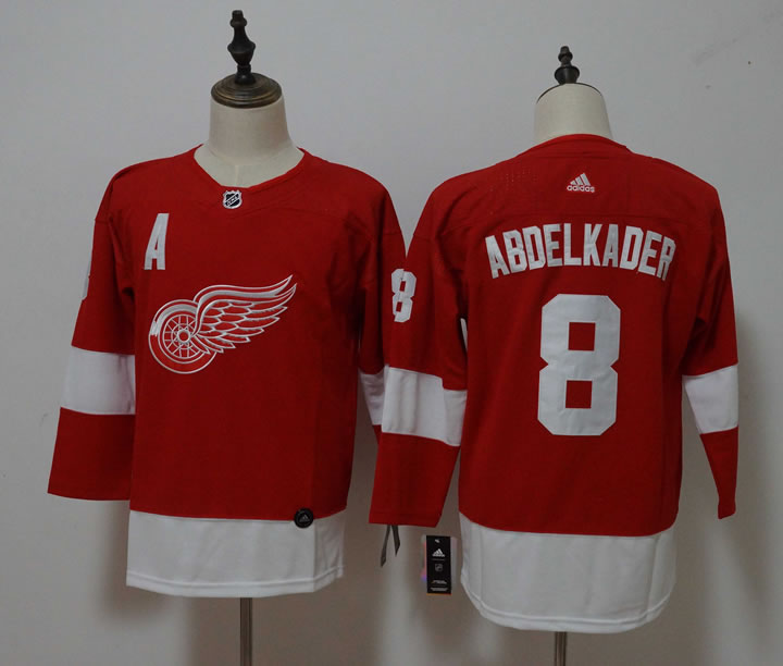 Youth Red Wings 8 Justin Abdelkader Red Adidas Jersey