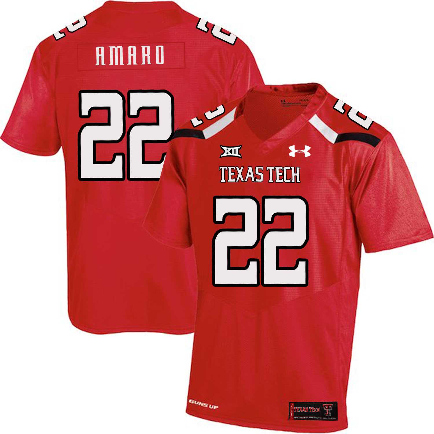 Texas Tech Red Raiders 22 Jace Amaro Red College Football Jersey Dzhi