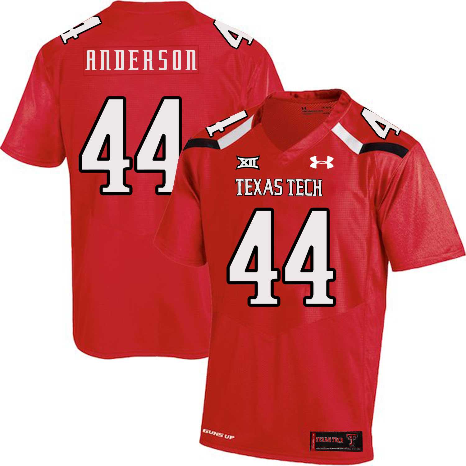 Texas Tech Red Raiders 44 Donny Anderson Red College Football Jersey Dzhi