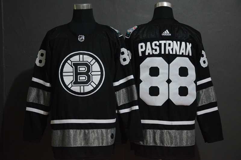 Bruins 88 David Pastrnak Black 2019 NHL All Star Game Adidas Jersey