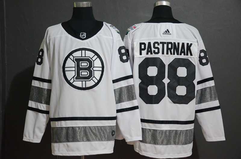 Bruins 88 David Pastrnak White 2019 NHL All Star Game Adidas Jersey