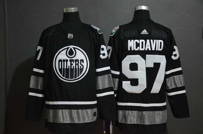 Oilers 97 Connor McDavid Black 2019 NHL All Star Game Adidas Jersey