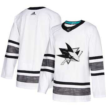 Sharkss White 2019 NHL All Star Game Adidas Jersey