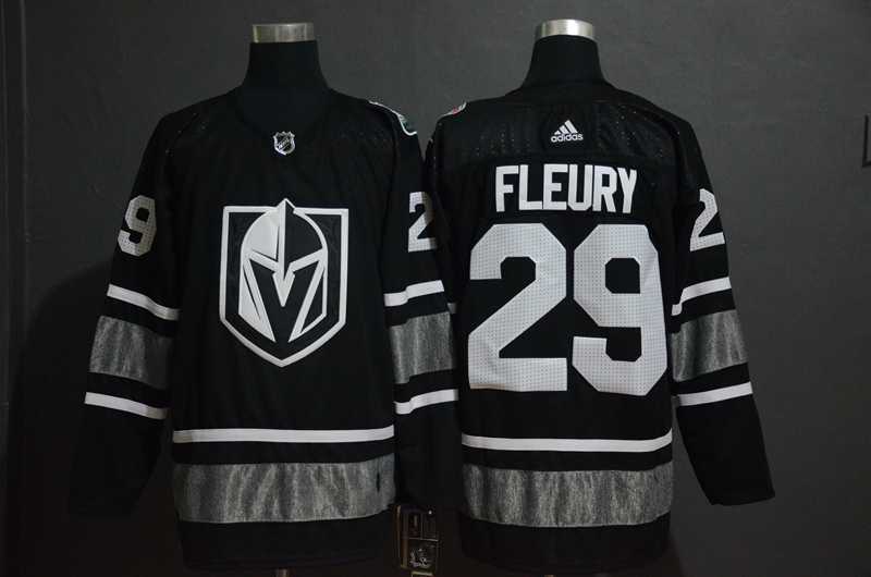 Vegas Golden Knights 29 Marc Andre Fleury Black 2019 NHL All Star Game Adidas Jersey
