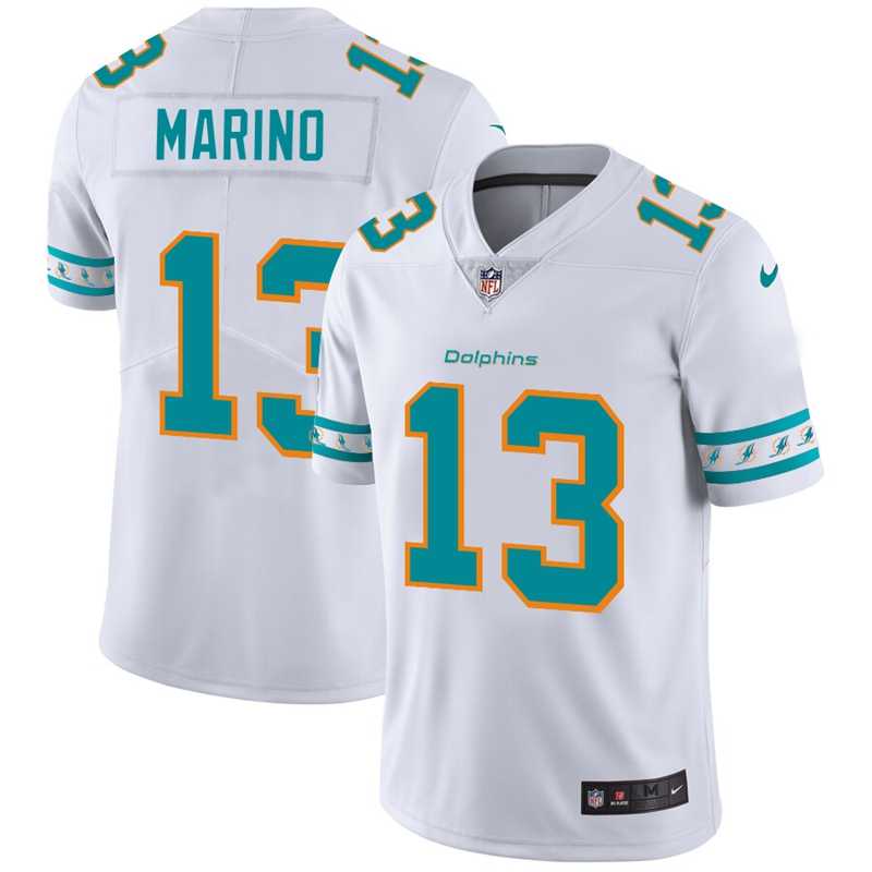 Nike Dolphins 13 Dan Marino White 2019 New Vapor Untouchable Limited Jersey Dzhi