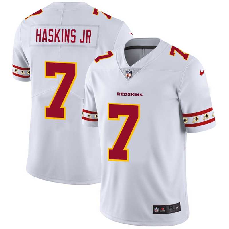Nike Redskins 7 Dwayne Haskins Jr White 2019 New Vapor Untouchable Limited Jersey Dzhi