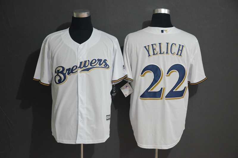 Brewers 22 Christian Yelich White Cool Base Jersey (2)
