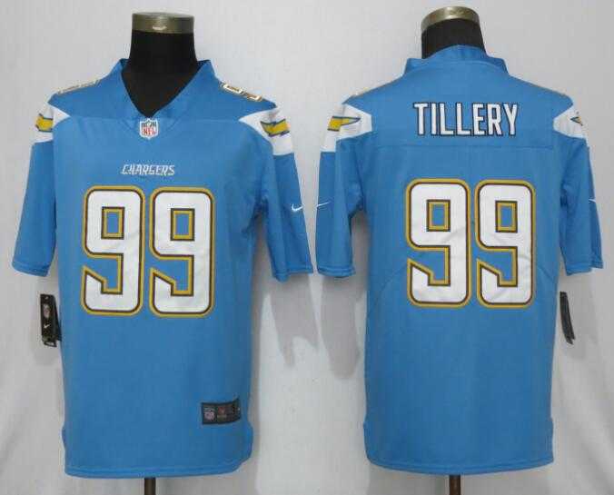 Nike Chargers 99 Tillery Light Blue 2019 Vapor Untouchable Limited Jersey