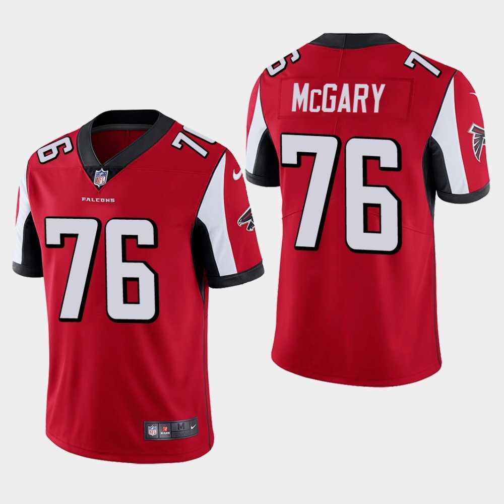 Nike Falcons 76 Kaleb McGary Red 2019 NFL Draft First Round Pick Vapor Untouchable Limited Jersey Dzhi
