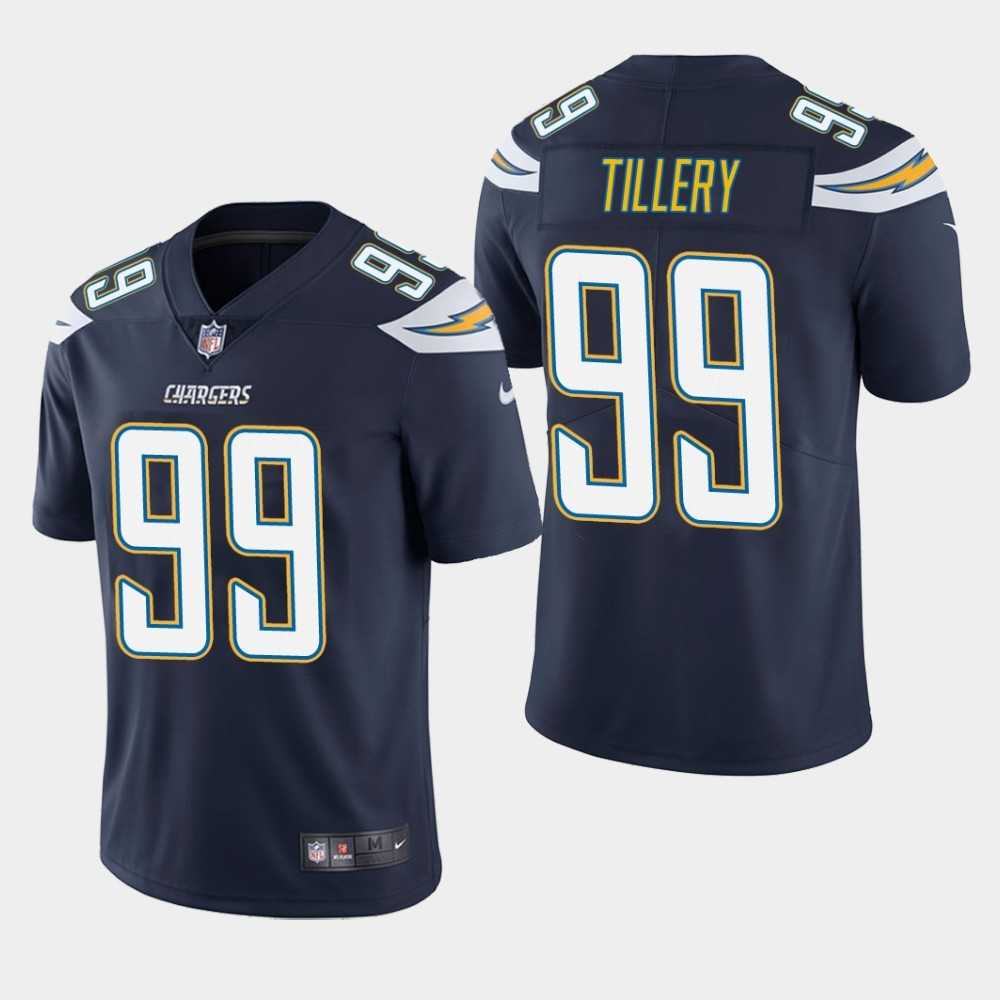 Youth Nike Chargers 99 Jerry Tillery Navy 2019 NFL Draft First Round Pick Vapor Untouchable Limited Jersey Dzhi