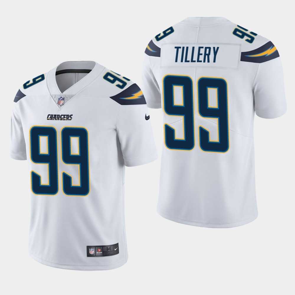 Youth Nike Chargers 99 Jerry Tillery White 2019 NFL Draft First Round Pick Vapor Untouchable Limited Jersey Dzhi