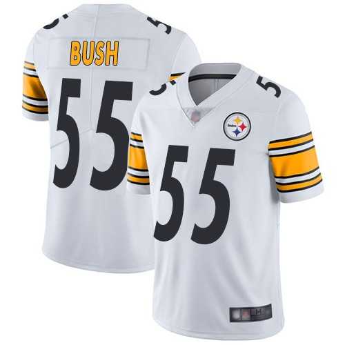 Youth Nike Steelers 55 Devin Bush White 2019 NFL Draft First Round Pick Vapor Untouchable Limited Jersey Dzhi