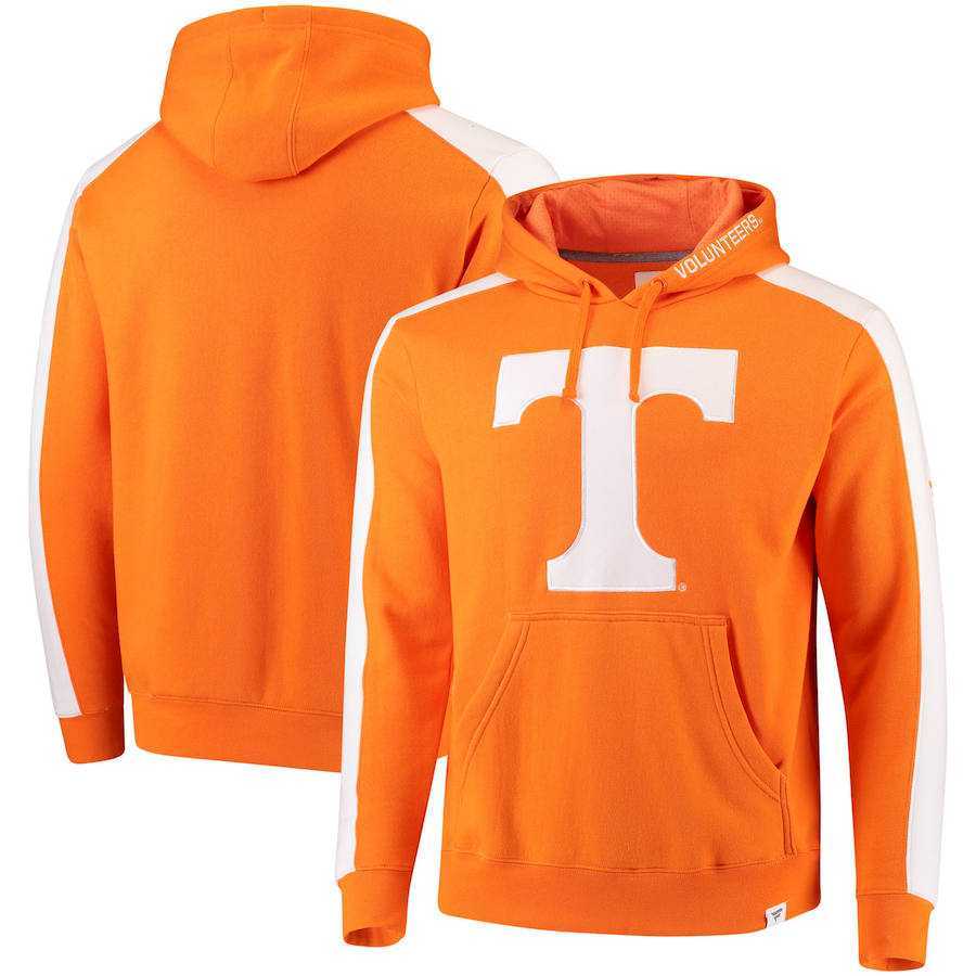 Men's Tennessee Volunteers Fanatics Branded Iconic Colorblocked Fleece Pullover Hoodie Tennessee Orange