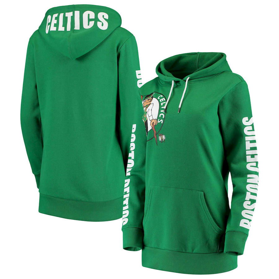 Women Boston Celtics G III 4Her by Carl Banks Overtime Pullover Hoodie Kelly Green