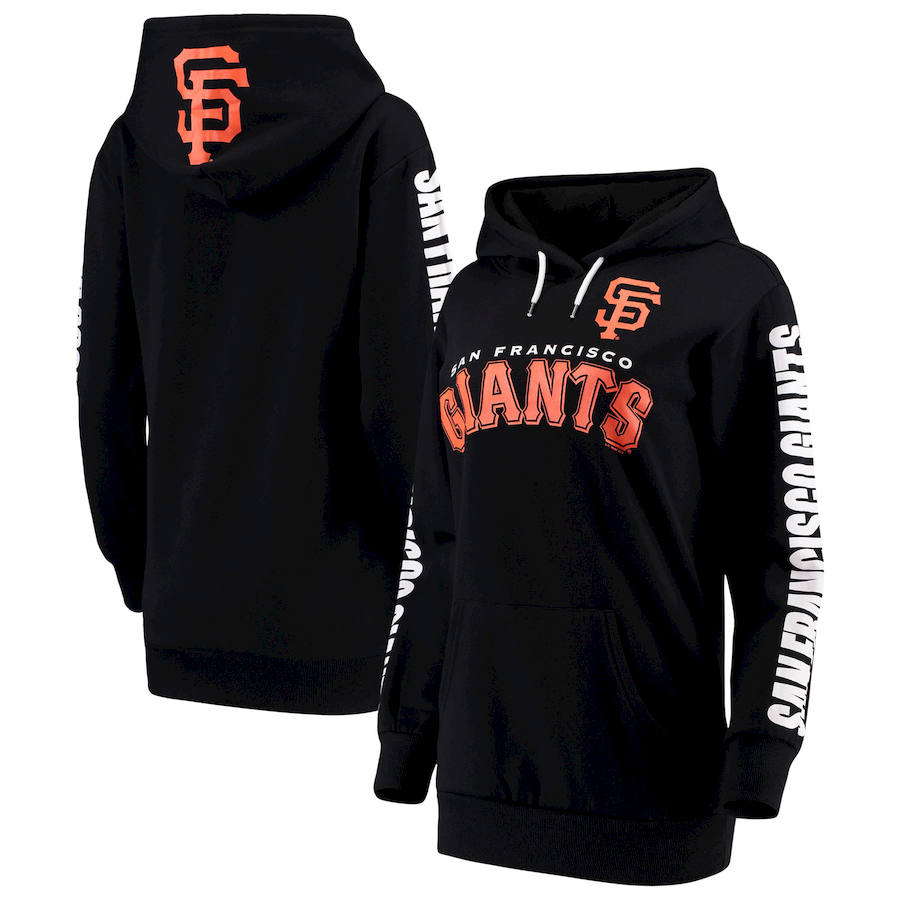Women San Francisco Giants G III 4Her by Carl Banks Extra Innings Pullover Hoodie Black