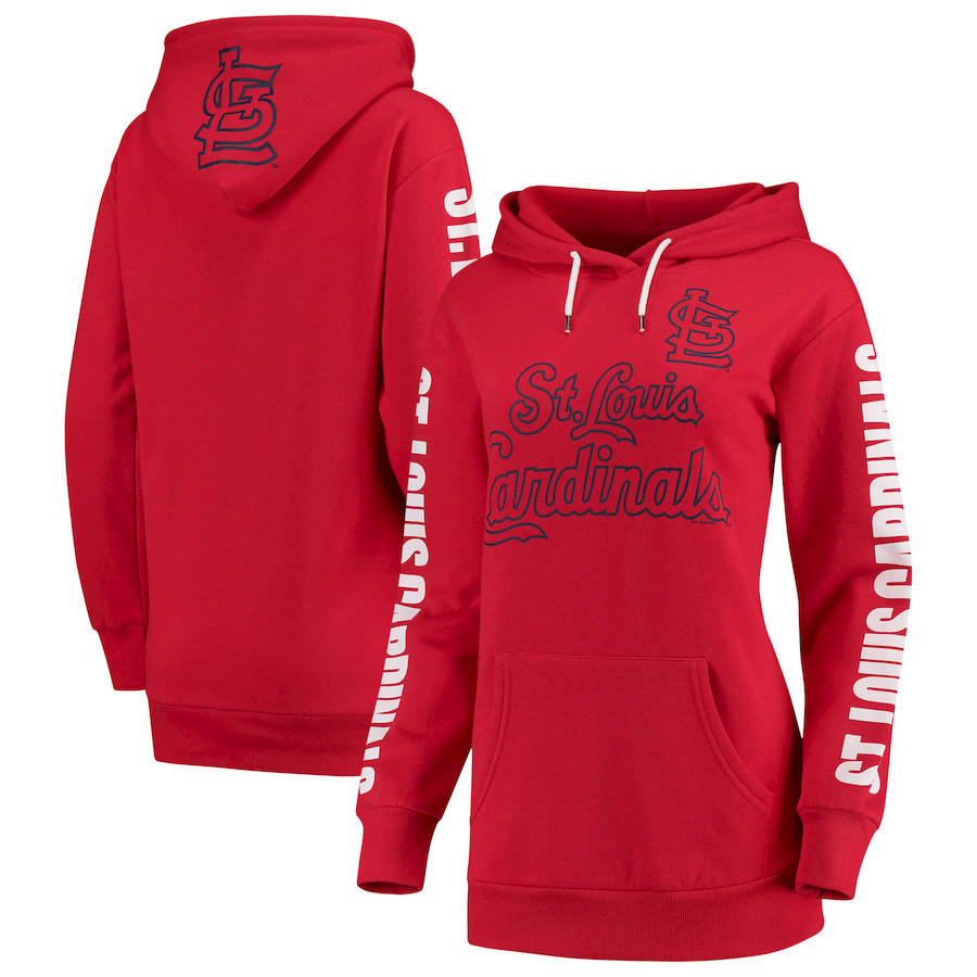Women St. Louis Cardinals G III 4Her by Carl Banks Extra Innings Pullover Hoodie Red
