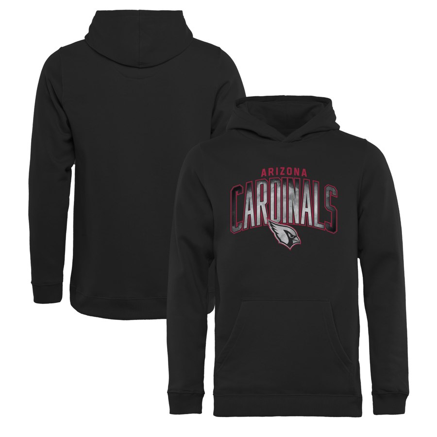 Youth Arizona Cardinals NFL Pro Line by Fanatics Branded Arch Smoke Pullover Hoodie Black