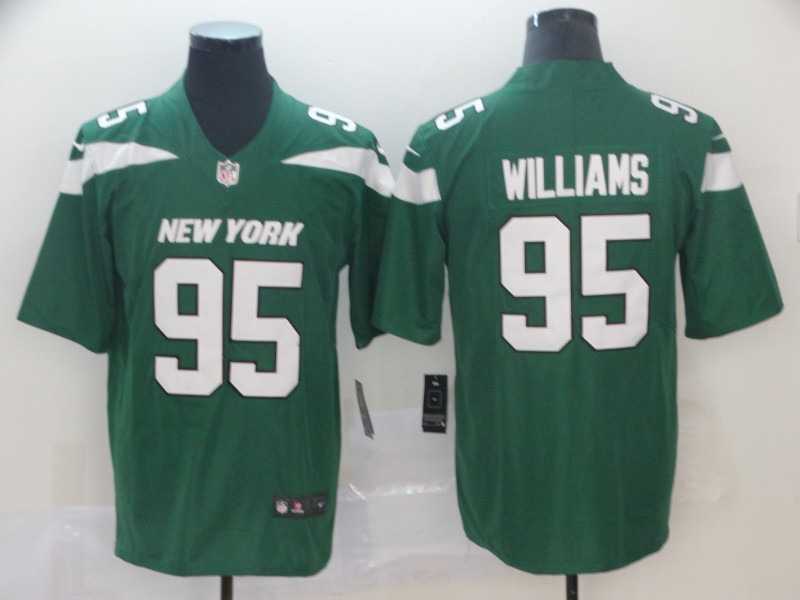 Nike Jets 95 Quinnen Williams Green 2019 NFL Draft First Round Pick Vapor Untouchable Limited Jersey