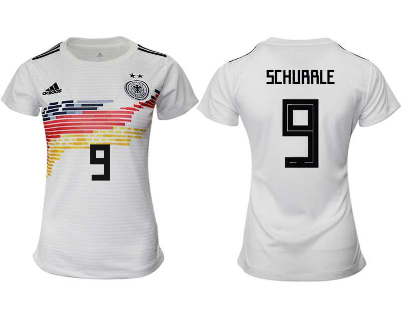 Women 2019-20 Germany 9 SCHURRLE Home Soccer Jersey