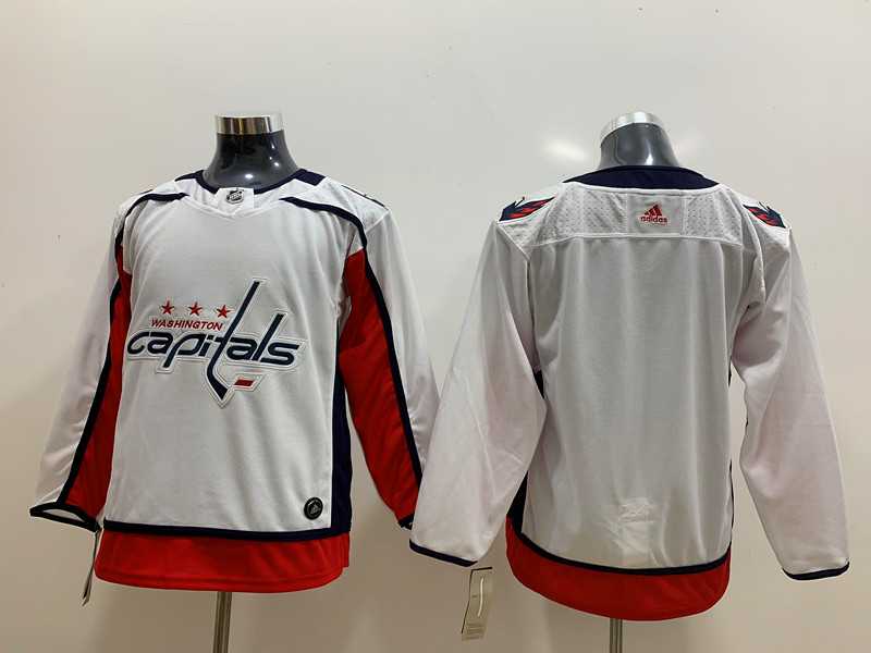 Youth Capitals Blank White Adidas Jersey
