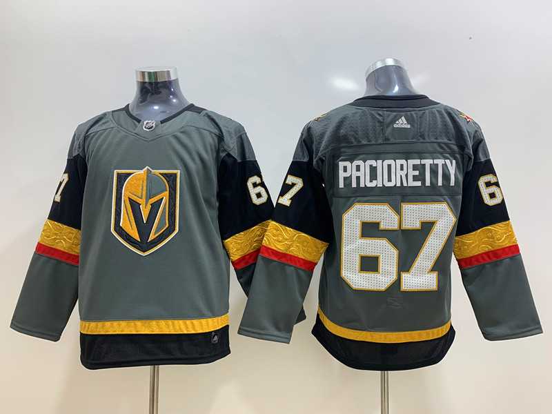 Youth Vegas Golden Knights 67 Max Pacioretty Gray Adidas Jersey