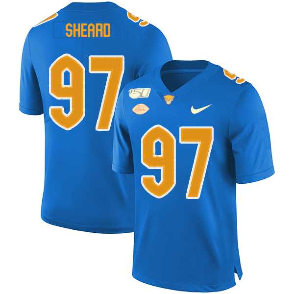 Pittsburgh Panthers 97 Jabaal Sheard Blue 150th Anniversary Patch Nike College Football Jersey Dzhi