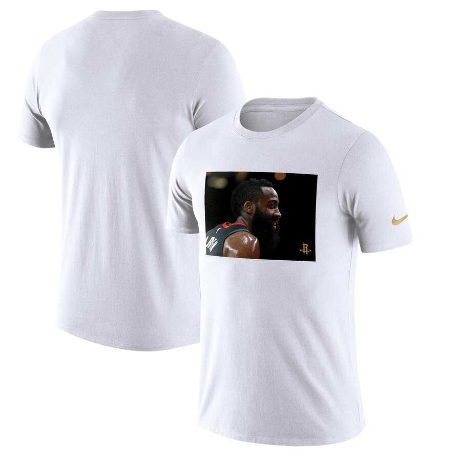 Houston Rockets James Harden Nike Player Pack Performance T-Shirt White