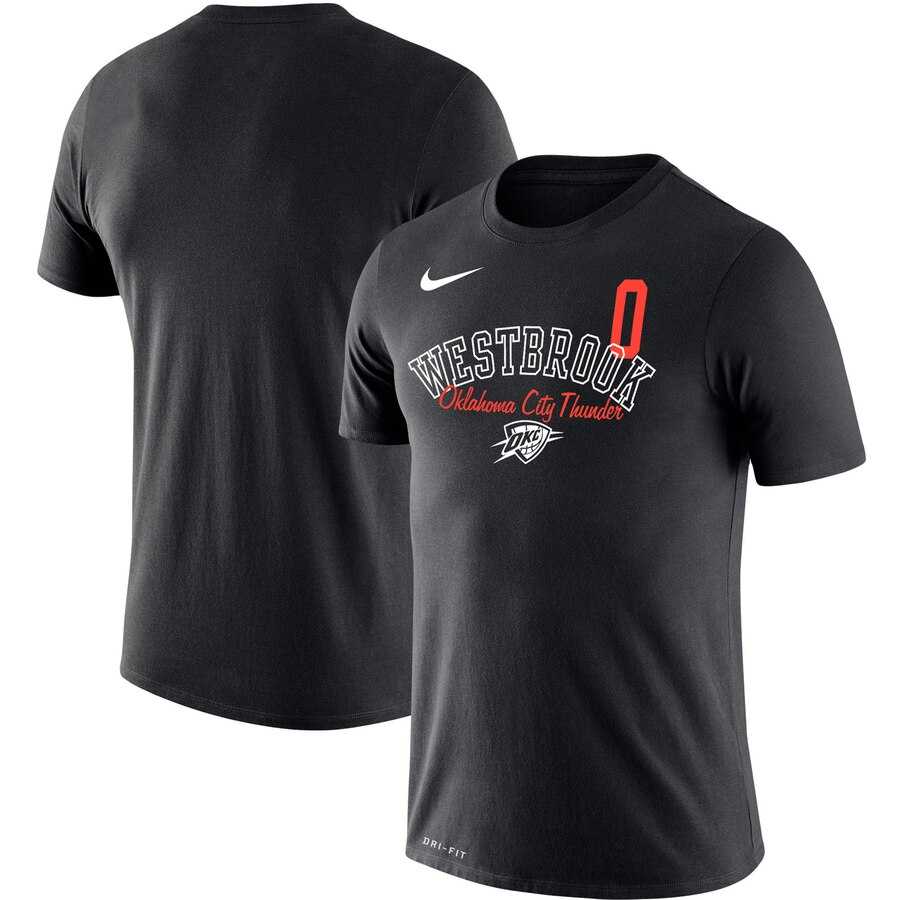 Oklahoma City Thunder Russell Westbrook Nike Player Performance T-Shirt Black