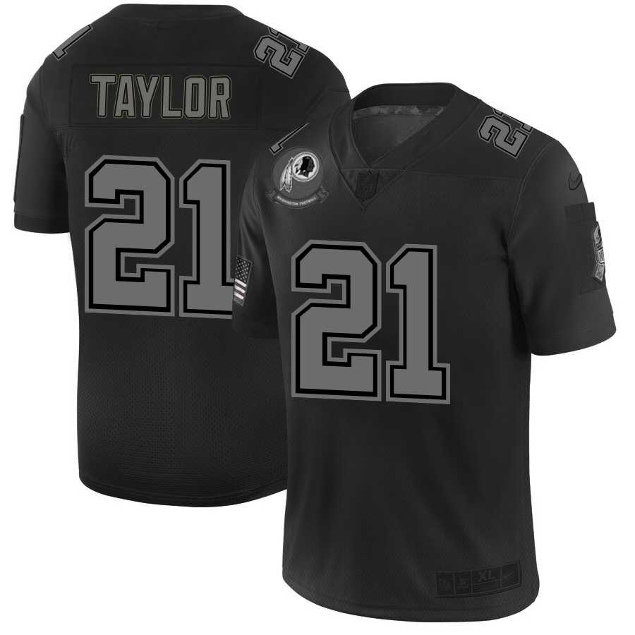 Nike Redskins 21 Sean Taylor 2019 Black Salute To Service Fashion Limited Jersey Dyin