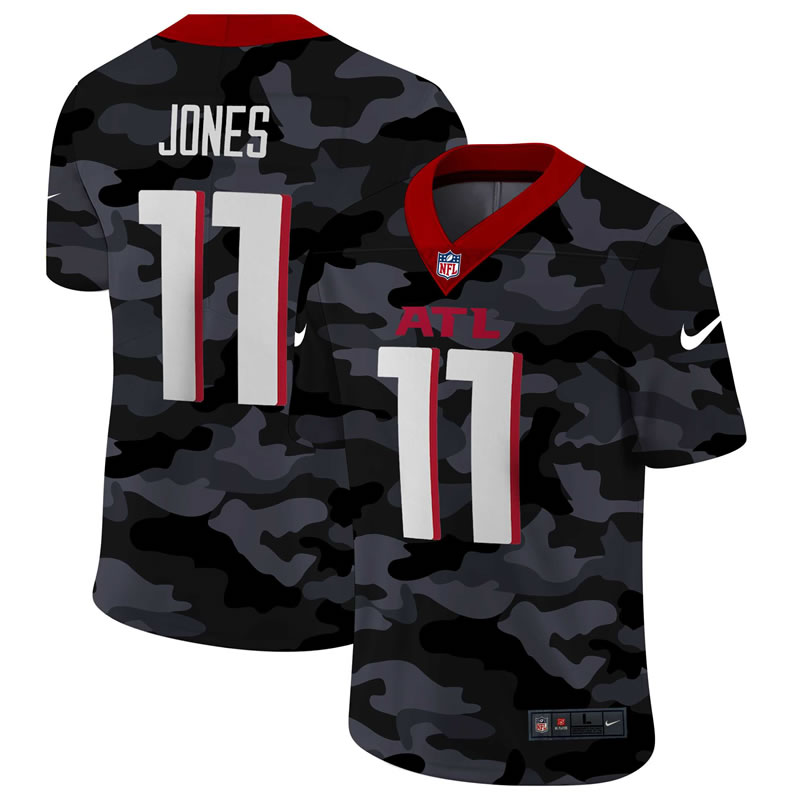 Nike Atlanta Falcons 11 Jones 2020 2ND Camo Salute to Service Limited Jersey zhua