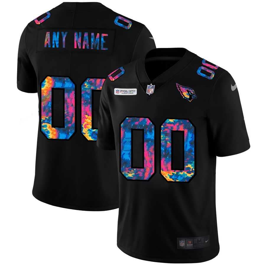 Customized Men's Nike Cardinals Any Name & Number Black Vapor Untouchable Fashion Limited Jersey