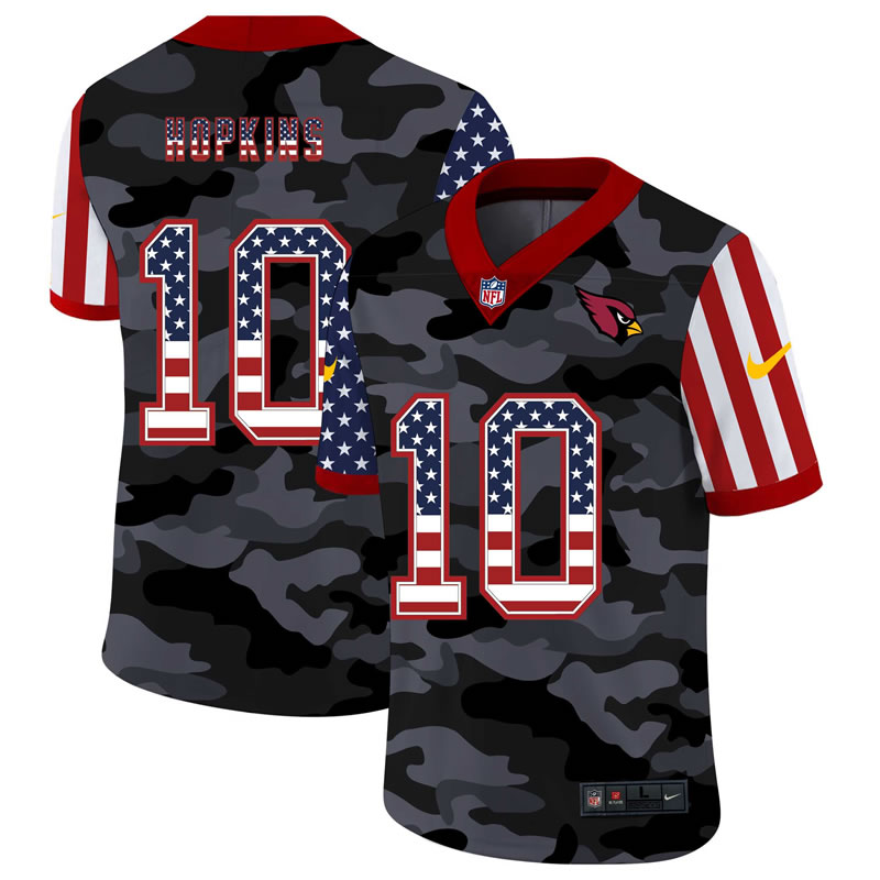 Nike Arizona Cardinals 10 Hopkins 2020 USA Camo Salute to Service Limited Jersey zhua