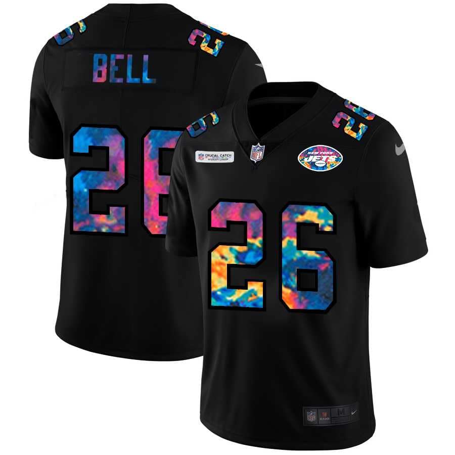 Nike Jets 26 Le'Veon Bell Black Vapor Untouchable Fashion Limited Jersey yhua