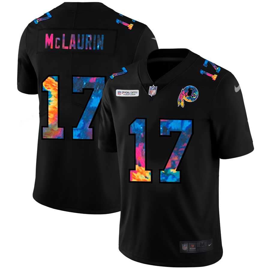 Nike Redskins 17 Terry McLaurin Black Vapor Untouchable Fashion Limited Jersey yhua