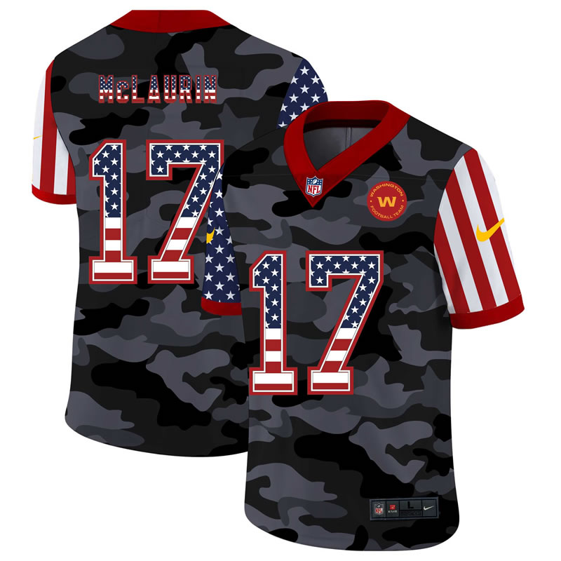Nike Washington Redskins 17 Mclaurin 2020 USA Camo Salute to Service Limited Jersey zhua