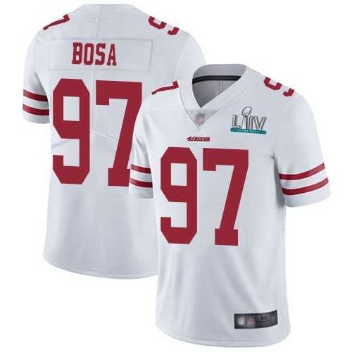 Youth Nike 49ers 97 Nick Bosa White 2020 Super Bowl LIV Vapor Untouchable Limited Jersey