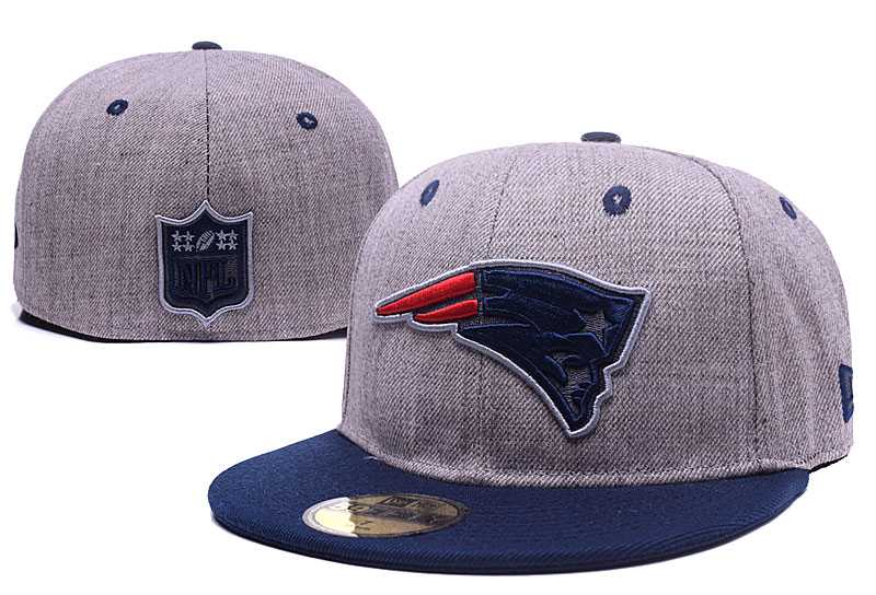 Patriots Team Logo Fitted NFL Hat LXMY (3)