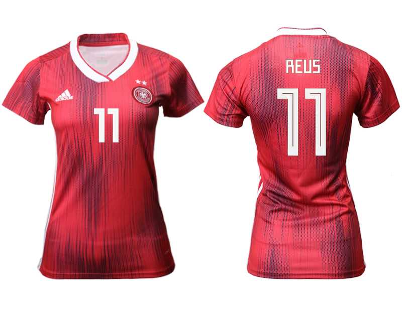 Women 2019-20 Germany 11 REUS Away Soccer Jersey