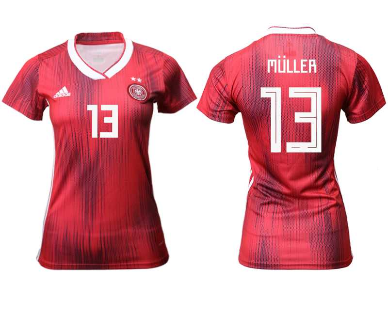Women 2019-20 Germany 13 MULLER Away Soccer Jersey