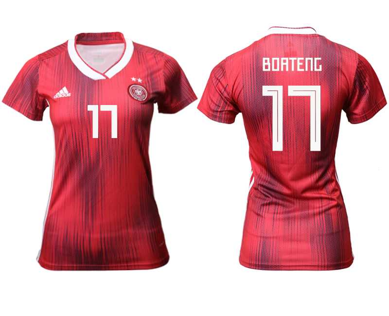 Women 2019-20 Germany 17 BOATENG Away Soccer Jersey
