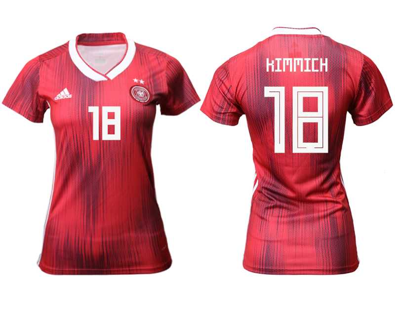 Women 2019-20 Germany 18 KIMMICH Away Soccer Jersey