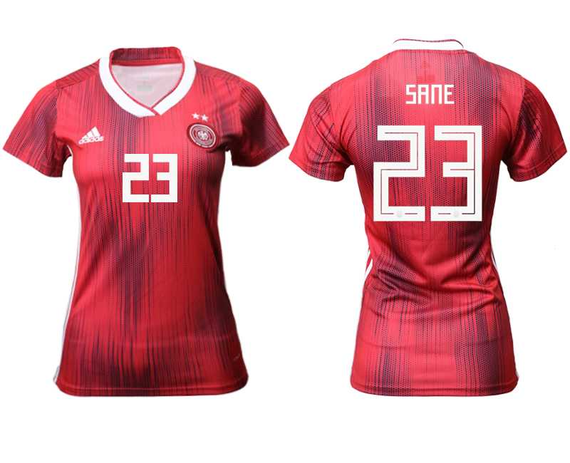 Women 2019-20 Germany 23 SANE Away Soccer Jersey