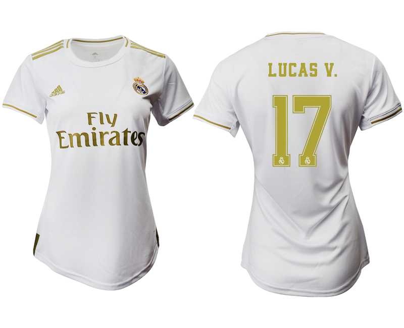 Women 2019-20 Real Madrid 17 LUCAS V. Home Soccer Jersey