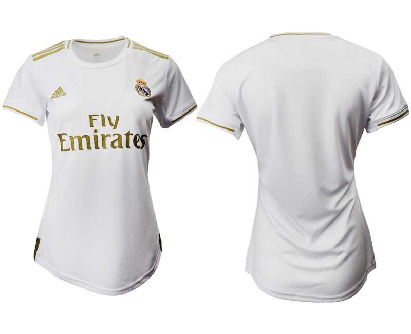 Women 2019-20 Real Madrid Home Soccer Jersey
